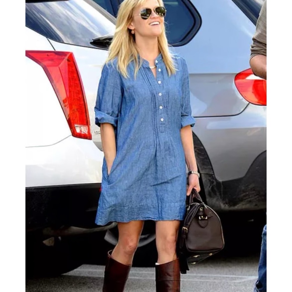 Imogene+Willie chambray shirt dress